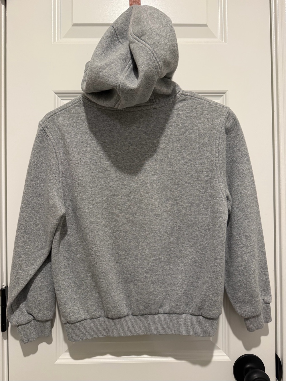 Nike Kids Gray Hoodie with White Logo - Picture 3 of 3